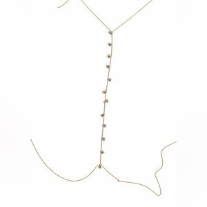 Gold Flower Station Body Chain